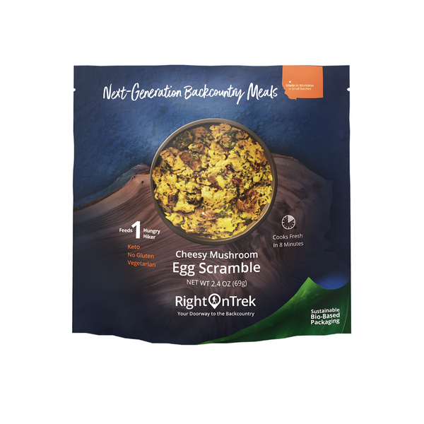 Cheesy Mushroom Egg Scramble