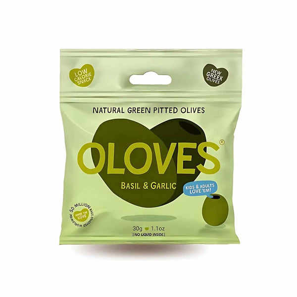 Oloves Natural Green Pitted Olives