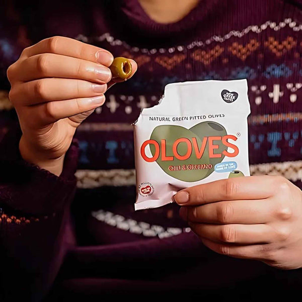 Oloves Natural Green Pitted Olives