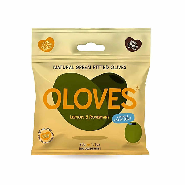 Oloves Natural Green Pitted Olives